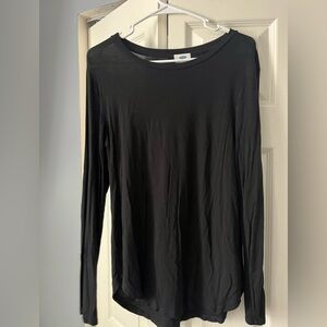 Old Navy Elegant Black Long Sleeve Tee